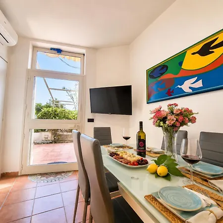 Seafront In Cala Di Seta Privatebeach & Bbq Ferienhaus Calasetta